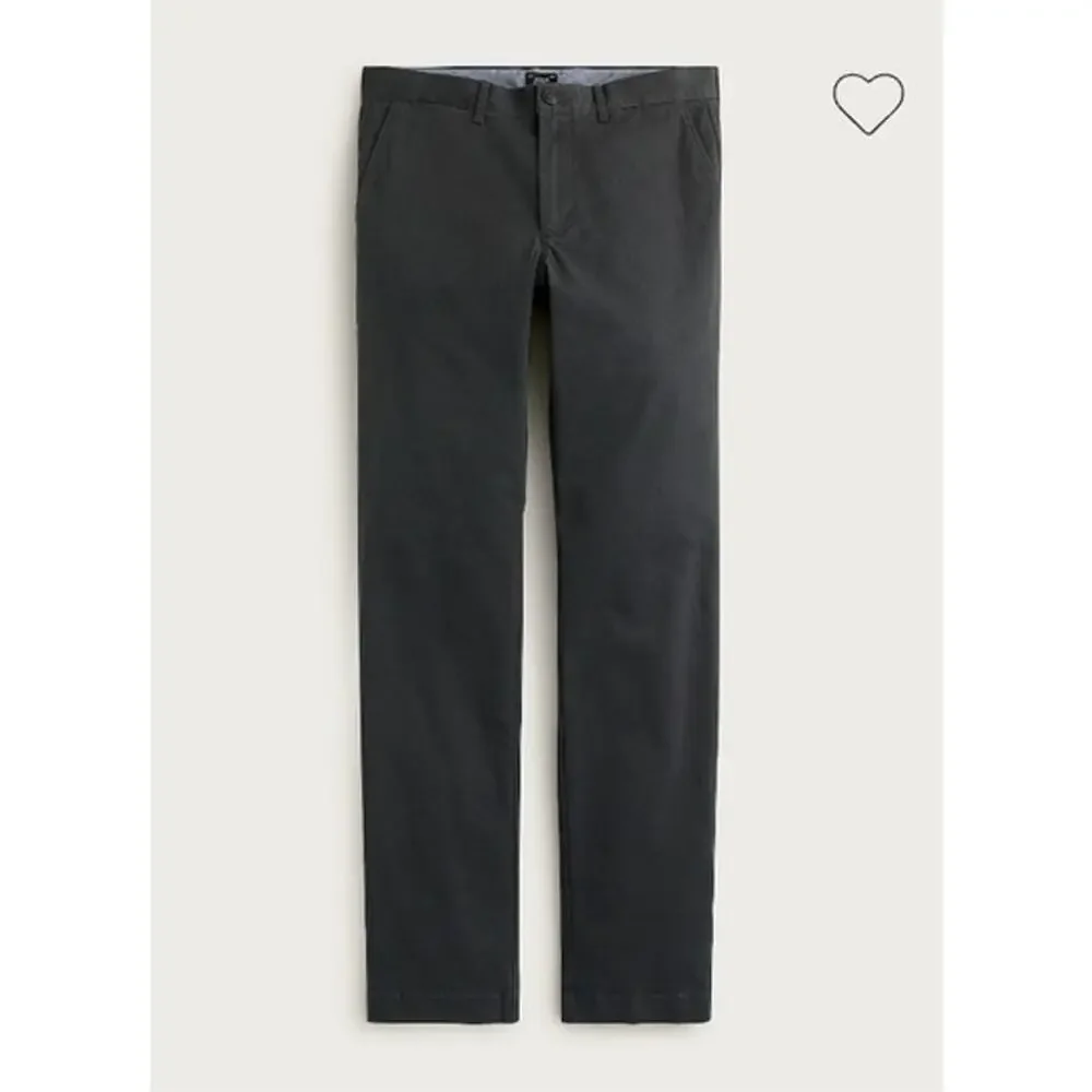 NWT J. Crew 770™ Straight-Fit Stretch Chino Pant Faded Black 34/30 *Flaw